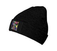 Funny I Don't Know I Just Work Here Berretto in Maglia Antivento Beanie Hat Classico Cappello Invernale per Donna Motociclismo Corsa