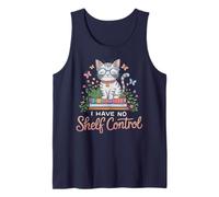 Funny I Have No Shelf Control Cat Book Club Insegnante Lettura Canotta