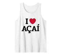 Funny I Love Açaí Heart Belém Pará Amazonia Brazil Canotta