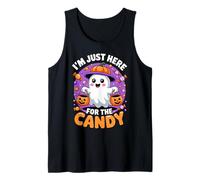 Funny I´m Just Here For The Candy Cute Halloween Canotta