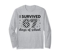 Funny I Survived 67 Days of School Six Seven Maglia a Manica