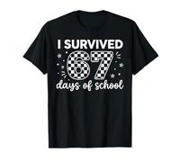 Funny I Survived 67 Days of School Six Seven Maglietta