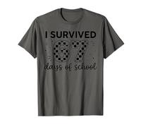 Funny I Survived 67 Days of School Six Seven Maglietta