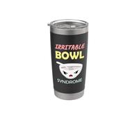 Funny IBS Irritable Bowel Syndrome - Irritable Bowl Bicchiere termico in acciaio inox doppia parete