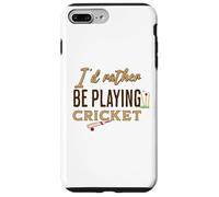 Funny I'd rather be playing Cricket Player Team Custodia per iPhone 7 Plus/8 Plus