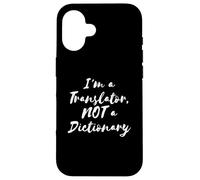 Funny I'm a Translator, NOT a Dictionary Custodia per iPhone 16