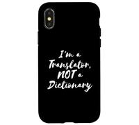 Funny I'm a Translator, NOT a Dictionary Custodia per iPhone X/XS