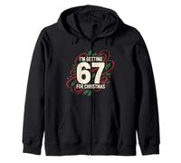 Funny I'm Getting Six Seven 67 for Christmas 6 7 Meme Design Felpa con Cappuccio