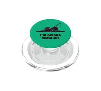 Funny I'm Gonna Mow-sey (Mosey) Lawnmower Humor PopSockets PopGrip per MagSafe