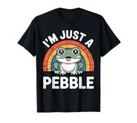 Funny Im Just a Pebble Cute Frog Funny Saying Maglietta