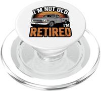 Funny I'm not Old I'm Retired, Classic Vintage Pickup Truck PopSockets PopGrip per MagSafe