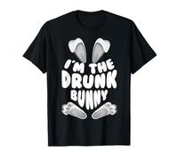 Funny I'm The Drunk Bunny Regalo per Uomini Donne Bambini Pasqua Maglietta
