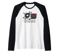 Funny IT Support Please Stop Adding Me To This Thread Maglia con Maniche Raglan