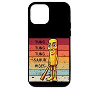 Funny Italian Brainrot Meme Tung Tung Sahur Custodia per iPhone 12 mini