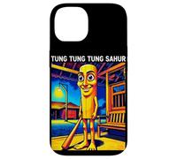 Funny Italian Brainrot Meme Tung Tung Sahur Custodia per iPhone 14
