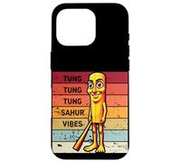 Funny Italian Brainrot Meme Tung Tung Sahur Custodia per iPhone 16 Pro