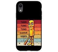 Funny Italian Brainrot Meme Tung Tung Sahur Custodia per iPhone XR