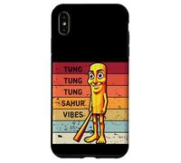 Funny Italian Brainrot Meme Tung Tung Sahur Custodia per iPhone XS Max