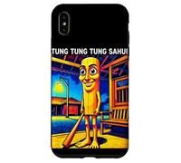 Funny Italian Brainrot Meme Tung Tung Sahur Custodia per iPhone XS Max