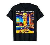 Funny Italian Brainrot Meme Tung Tung Sahur Maglietta