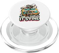 Funny It's Fine - Nastro sarcastico con scritta "Tangled Humoris" PopSockets PopGrip per MagSafe