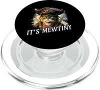 Funny It's Mewtiny - Gioco di parole per gatti pirata PopSockets PopGrip per MagSafe