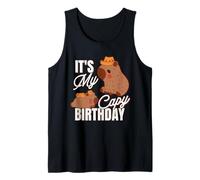 Funny It's My Capy Birthday Capybara Happy Birthday Party Canotta