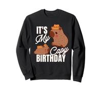 Funny It's My Capy Birthday Capybara Happy Birthday Party Felpa
