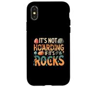 Funny It's Not Hoarding If It's Rocks Geology Collector Custodia per iPhone X/XS