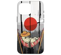 Funny Japan Nature Pattern For Vacation With Sleeping Sushi Custodia per iPhone 16 Pro Max