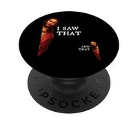 Funny Jesus Bible Best Joke Citazione - I Saw That, And That PopSockets PopGrip Adesivo