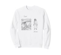 Funny Jesus Rebus Design. Sarcastic Felpa