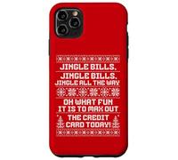 Funny Jingle Bills Christmas Recession Inflation Economy Custodia per iPhone 11 Pro Max