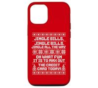 Funny Jingle Bills Christmas Recession Inflation Economy Custodia per iPhone 12/12 Pro