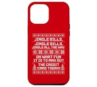 Funny Jingle Bills Christmas Recession Inflation Economy Custodia per iPhone 12 Pro Max