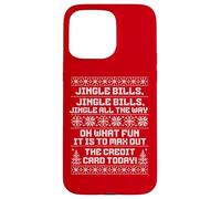 Funny Jingle Bills Christmas Recession Inflation Economy Custodia per iPhone 15 Pro Max