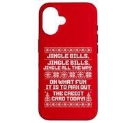 Funny Jingle Bills Christmas Recession Inflation Economy Custodia per iPhone 16