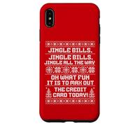 Funny Jingle Bills Christmas Recession Inflation Economy Custodia per iPhone XS Max