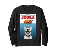Funny Jowls Thanksgiving French Bulldog And Turkey Maglia a Manica