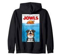 Funny Jowls Thanksgiving Miniature American Shepherd And Felpa con Cappuccio