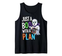 Funny Just A Boo With A Plan Cute Halloween Canotta