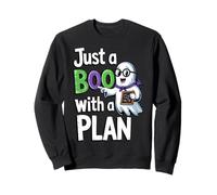 Funny Just A Boo With A Plan Cute Halloween Felpa