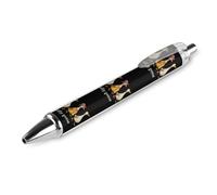 Funny Just A Silly Goose - Penna a sfera con stampa retrattile, fusto rotondo, punta fine, 0,5 mm, 1/2/4 pezzi