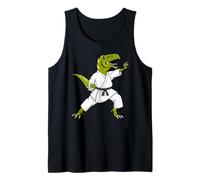 Funny Karatesaurus T-Rex Dinosaur Karate Samurai Design Canotta