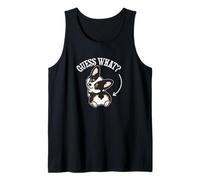 Funny Kawaii Guess What Butt Black Tricolor Corgi Lover Canotta