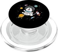 Funny Kawaii Kids Astronaut Space Samoyed Dog Lover PopSockets PopGrip per MagSafe