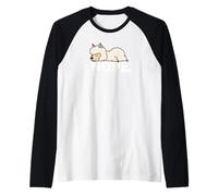 Funny Kawaii Kids Sleeping Napping Nope Llama Lover Maglia con Maniche Raglan