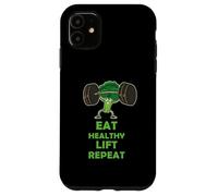 Funny Keto Powerlifting Broccoli - Eat Healthy Lift Repeat Custodia per iPhone 11
