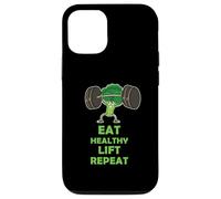 Funny Keto Powerlifting Broccoli - Eat Healthy Lift Repeat Custodia per iPhone 12/12 Pro