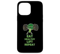 Funny Keto Powerlifting Broccoli - Eat Healthy Lift Repeat Custodia per iPhone 13 Pro Max
